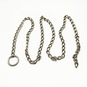 Paslanmaz Çelik 304 Siyah Dayanıklı Köpek Zinciri Halkalı Evcil Hayvan Aksesuarları - Product Image 4