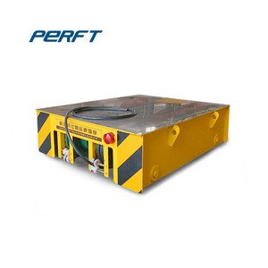 Steel Cable <strong>Drum</strong> Heavy Duty Platform Motorized Transfer <strong>Trolley</strong> Handling Equipment - Product Image 2