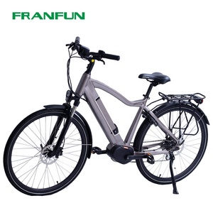 Vélo de route électrique longue <span class=keywords><strong>distance</strong></span> 36V17.5A CE ROHS 80KM avec moteur central Bafang M420 350W - Product Image 2
