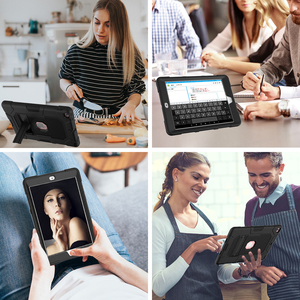 Kickstand-funda de tableta para <span class=keywords><strong>iPad</strong></span>, <span class=keywords><strong>9</strong></span>,<span class=keywords><strong>7</strong></span> pulgadas, <span class=keywords><strong>2017</strong></span> de <span class=keywords><strong>5</strong></span>ª <span class=keywords><strong>generación</strong></span>/<span class=keywords><strong>9</strong></span>,<span class=keywords><strong>7</strong></span> pulgadas, 2018 de 6ª <span class=keywords><strong>generación</strong></span>, resistente, <span class=keywords><strong>a</strong></span> prueba de golpes - Product Image 6