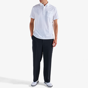 Venta al por mayor rendimiento UPF40 + CALIDAD estiramiento elástico completo impresión completa sublimación Caomo Golf Polo camiseta tenis Poloshirts - Product Image 1