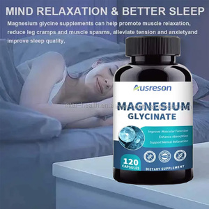 Ausreson OEM <span class=keywords><strong>Bisglycinate</strong></span> de Magnésium pour un Sommeil Sain, Compléments Sportifs 400mg 500mg, Capsules Végétaliennes Biologiques de <span class=keywords><strong>Bisglycinate</strong></span> de Magnésium - Product Image 3