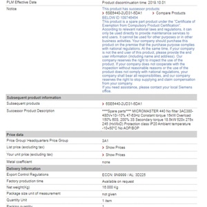 Convertidor de Frecuencia Impulsado por la Innovación con 1 Año de Garantía, MICROMASTER 440 6SE6440, Accionamiento sin Filtro VFD 6SE6440-2UD31-5DB1 - Product Image 3