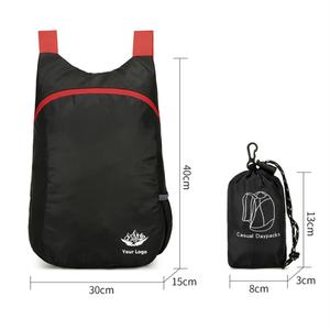 Mochila Deportiva Ultraligera de Nailon Antirrobo e Impermeable con Logotipo Personalizado, Hecha con Botellas de Plástico Recicladas, 20L, Plegable, para Senderismo y Camping al Aire Libre - Product Image 2
