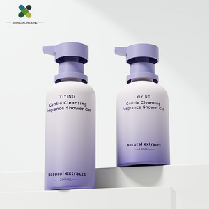 New Arrival Instock 180/<strong>200ml</strong> Amber clear Lotion <strong>Bottle</strong> with Rotate Pump for Shampoo Conditioner Cosmetic Plastic Packaging - Product Image 5