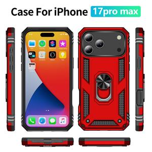 <span class=keywords><strong>Armor</strong></span> <span class=keywords><strong>4</strong></span> Trong 1 Lớp TPU PC Kim Loại Vòng Bracket Bìa Đối Với <span class=keywords><strong>iPhone</strong></span> 17 Không Khí 16 15 14 13 12 11 Pro Max SE XS XR Max 8 7 6 Cộng Với Trường Hợp - Product Image 2