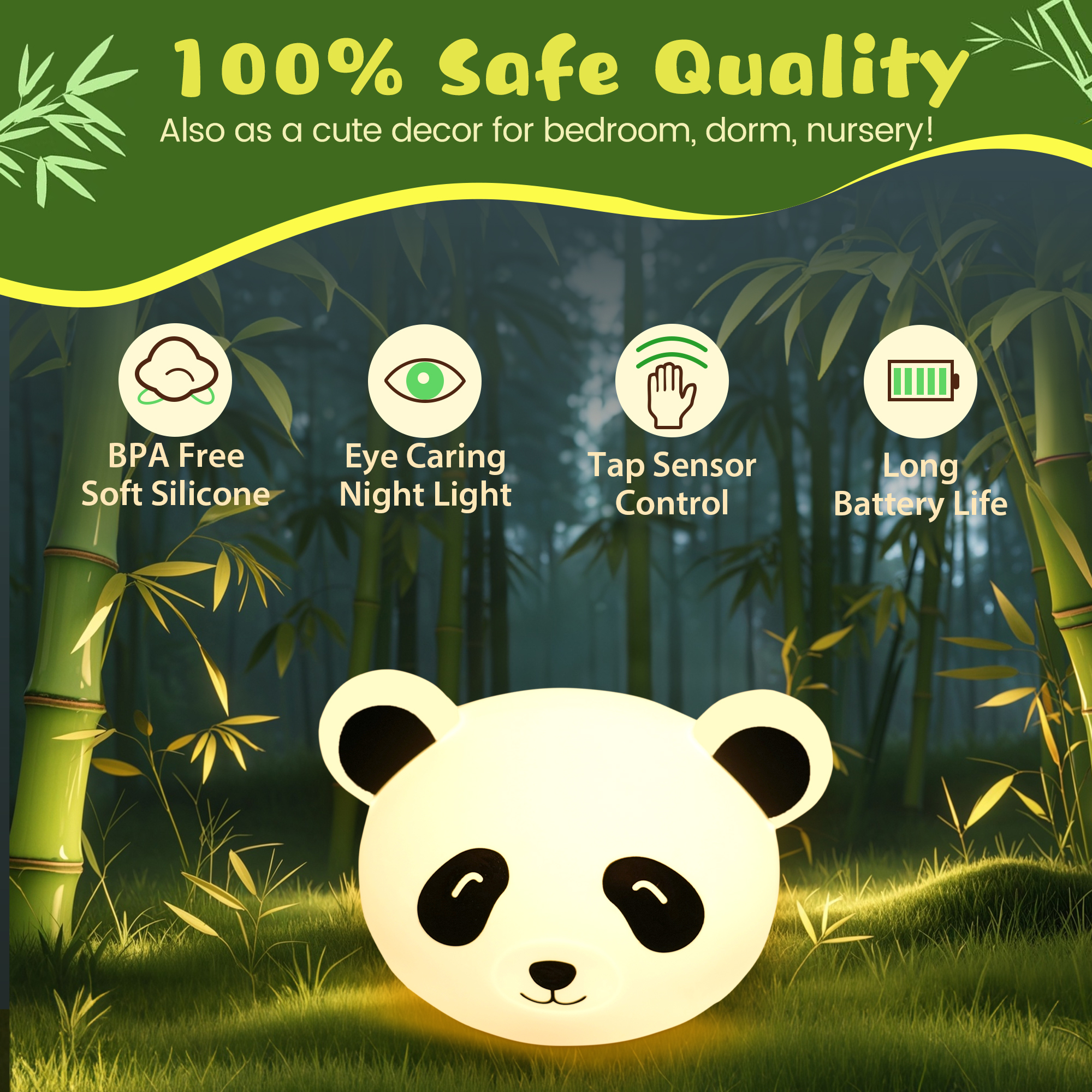 Touch Light Sample Flexible Rechargeable Touch Light - Silicone Night Light