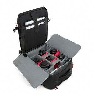 Bolsa <span class=keywords><strong>de</strong></span> carro portátil <span class=keywords><strong>de</strong></span> 18 pulgadas, tela Oxford Spinner, tela <span class=keywords><strong>de</strong></span> <span class=keywords><strong>equipaje</strong></span>, maleta <span class=keywords><strong>de</strong></span> <span class=keywords><strong>mano</strong></span> <span class=keywords><strong>de</strong></span> lujo, bolsa impermeable para cámara para fotografía - Product Image 2