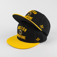 Gorra Snapback Personalizada de 6 Paneles, Algodón, Sarga, Jersey, Forro Polar Tropical, Hoja, Logotipo Bordado en 3D, Estructurada, Plana, Floral para Exteriores