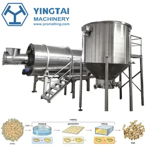 Yingtai sistem Promalting Barley Malting mesin untuk wiski Malt dan kerajinan Malt produksi