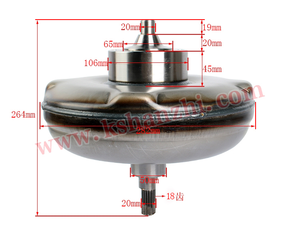 Bộ Phận Máy Nâng Bộ Chuyển Đổi Mô-men Xoắn Truyền Động Cho TD27/T6/H20, 136L3-80301 - Product Image 4