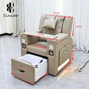 Sillón de Masaje para Spa de Pies con Diseño Europeo, Lámpara LED, Sin Tuberías ni Bombas, para Manicura y Pedicura - Product Image 5