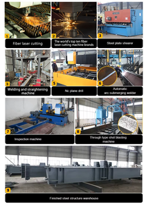 Composants modulaires préfabriqués, usine de bâtiments préfabriqués, kits de stockage légers, ateliers et structure de prix en acier - Product Image 4
