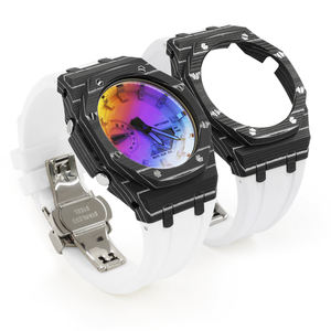 ชุดดัดแปลงไม้โอ๊ค GA2100คาร์บอนไฟเบอร์สายรัดยางสำหรับ <span class=keywords><strong>Casio</strong></span> <span class=keywords><strong>GA</strong></span>-<span class=keywords><strong>2100</strong></span>/2110/B2100 - Product Image 1