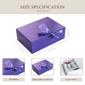 Lavender Gift <b>Boxes</b> with Lids Proposal Box with Ribbon Wedding Gift Packing For Birthday <b>Party</b> Christmas Paper <b>Boxes</b> - Product Image 3