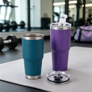 Jinwan - <span class=keywords><strong>Tazas</strong></span> al por Mayor Personalizadas, <span class=keywords><strong>Termos</strong></span> de Acero Inoxidable de 30 oz, Vasos Aislantes para Bebidas Frías y Calientes, Botellas de Agua Metálicas con Tapas - Product Image 2