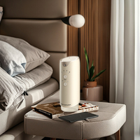 Diffuseur d'huiles essentielles intelligent, portable, sans eau, contrôlé par application, à brancher sur prise murale, rechargeable, avec LED