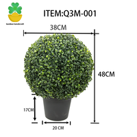 H48CM buis artificiel bonsaï intérieur extérieur plante artificielle pour la maison nouvel an noël saint valentin décorations