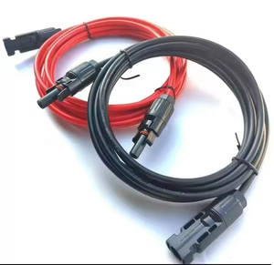 1M macho hembra PV conector 2,5mm 4mm 6mm Cable de extensión Solar Nylon Cable Solar arnés de cableado IP67 1000V/1500V 30A para paneles - Product Image 2