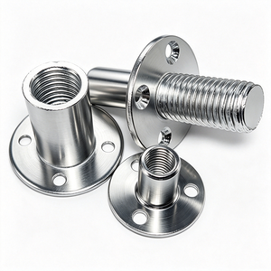 Écrou en T galvanisé à trois trous M12 M20 en acier au carbone de haute précision pour la connexion de meubles - Product Image 1