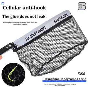 Red de Pesca Plegable <span class=keywords><strong>TAYU</strong></span> para Pesca con Mosca, Red de Pesca Micro Plegable y Portátil de Plástico, Malla de 2.5mm, Longitud de 1.5m - Product Image 4