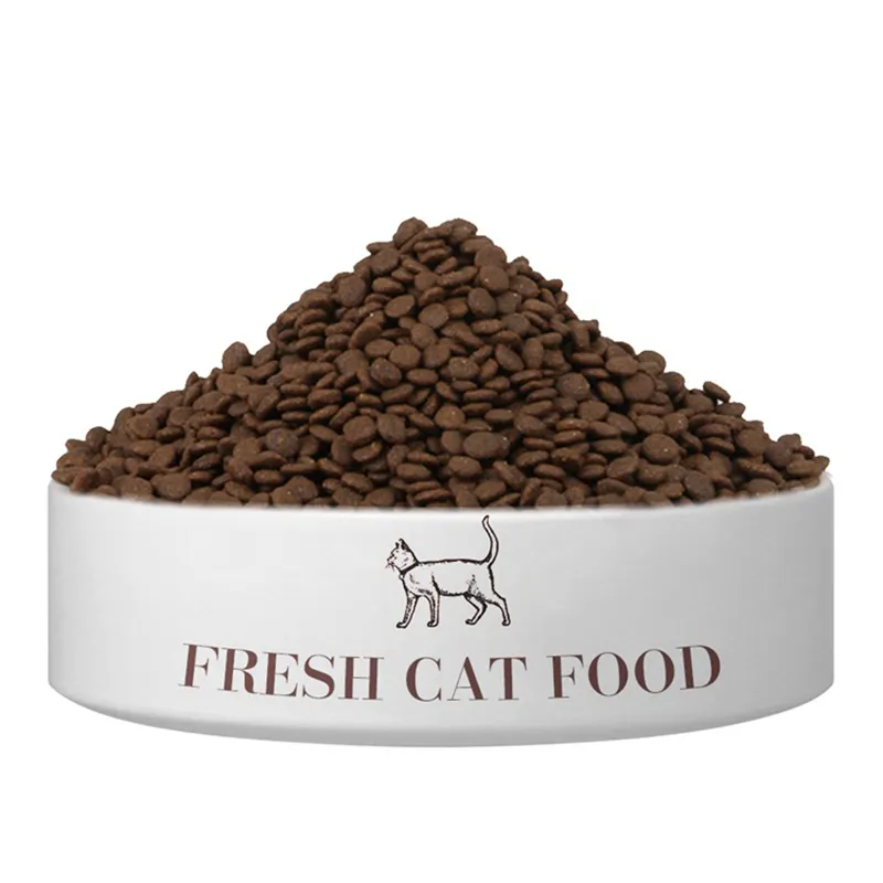 OEM fabbrica all'ingrosso Pet cat snack secco gattini e gatti adulti cibo per gatti in fiocco generale senza cereali