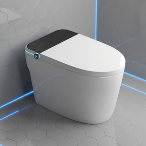 En gros WC intelligent bidet avec chauffage instantané du siège, à poser au sol, design moderne, en céramique premium I - Product Image 1