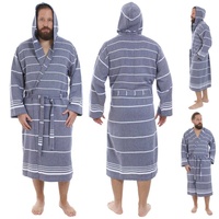 Peignoir de plage pour hommes, modèle classique turc à rayures, 100 coton, bonne qualité, vente en gros