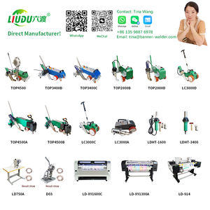 Machine de soudure en plastique PVC de bâche de bannière flexible de TOP2000B, machine d'ourlet de bannière de vinyle avec la poignée - Product Image 6