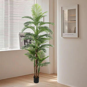 Palma <span class=keywords><strong>Areca</strong></span> Artificiale Ecologica <span class=keywords><strong>in</strong></span> Plastica 250cm con Vaso da 8 Pollici per <span class=keywords><strong>Casa</strong></span>, Ufficio, Giardino, Interni ed Esterni - Product Image 5