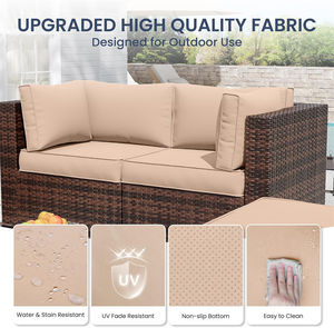 เบาะรองนั่งกันน้ำสำหรับใช้งานกลางแจ้งขนาดใหญ่ ทำจากผ้าโอเลฟินแบบแห้งเร็ว สีตามสั่ง สำหรับใช้ในสวนและลานบ้าน - Product Image 5