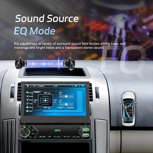 <strong>Single</strong> <strong>Din</strong> Retractable 7'' Touch Screen Car Radio Stereo MP5 Player Auto Electronics BT FM USB Dashboard Placement Reversing Aid - Product Image 3
