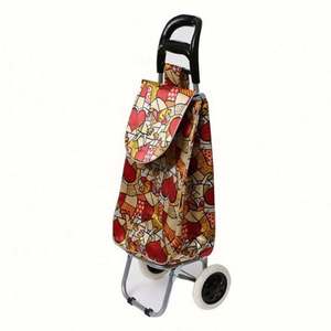 Carrito de Compras Plegable con Ruedas, Ligero y Moderno, Bolsa de Compras Plegable con Ruedas - Product Image 3