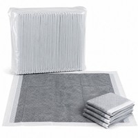 Almohadillas Desechables de Carbón de Bambú de Gran Formato para Mascotas, con Núcleo de Alta Absorción de Líquidos, Impermeables IP67, para Perros y Gatos Pequeños