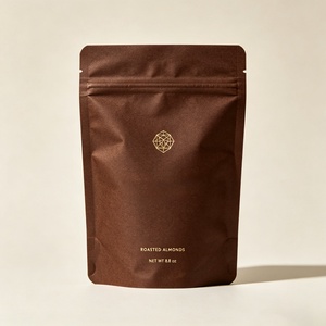 Sustainable Home <b>Compostable</b> Kraft Paper <b>Bag</b> with PBAT Interior Stand Up Pouch for Organic Snacks Custom Logo Wholesale - Product Image 6