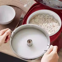 Cuiseur à riz portable multifonctionnel à faible teneur en sucre avec pot antiadhésif en céramique et écran tactile pour la cuisson du riz et de la bouillie