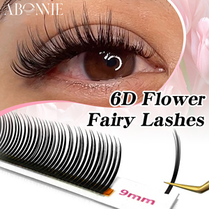 Extensions de <span class=keywords><strong>cils</strong></span> coréennes Abonnie PBT 5D 6D, bouquets de <span class=keywords><strong>cils</strong></span> en forme de fleur, extensions de <span class=keywords><strong>cils</strong></span> faciles à poser - Product Image 5