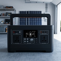 Meilleure Vente Centrale Électrique à Onde Sinusoïdale Pure 500W 520Wh 140400mAh avec 11 Sorties, Générateur Solaire pour Secours Domestique et Urgences OVO-A5