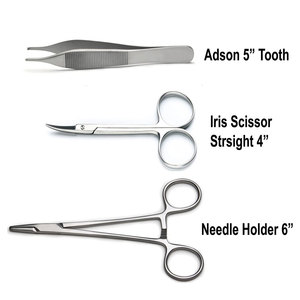 Fabriqué M.A Siddique International Ensemble de 3 porte-aiguilles personnalisables en acier inoxydable pour les opérations chirurgicales et médicales - Product Image 4