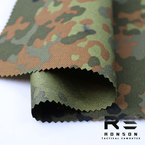 1000D Nylon <span class=keywords><strong>Flecktarn</strong></span> Camo Cordura impermeable táctico motocicleta chaquetas con PU tejido 100% tela de nylon para bolsos y coches - Product Image 3