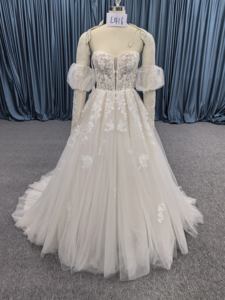 Abito da Sposa Lehenga Choli di Lusso Stile Sirena per Donne, <span class=keywords><strong>Vestito</strong></span> da Sposa, Abito da Damigella, Abito Nuziale, Robes De Mariée - Product Image 3