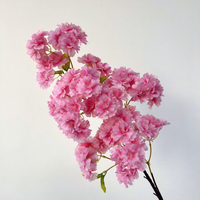 Pohon Bunga Sakura Buatan, Ranting Bunga Sakura Sutra untuk Dekorasi Rumah, Pernikahan, dan Pesta