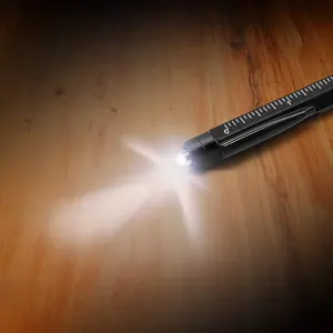 LED-Lichts ch rauben dreher Touch Pen 9 in 1 Luxus Metallwerk zeug Kugelschreiber für Schreibwaren Geschenk box