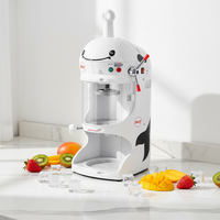 Machine à glace pilée électrique commerciale automatique avec fabricant de briques de glace 220V, facile à utiliser, pour les magasins de thé au lait