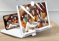 Nouveau support pliable pour téléphone portable avec amplificateur d'écran 3D de 10 pouces, amplificateur vidéo HD, support de téléphone intelligent, portable pour le bureau