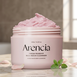 Arencia Rosehip Mild pH Balancing Hydrating Rice Cake Cream <b>Cleanser</b> 100ml Korean Facial Deep Cleansing - Product Image 3