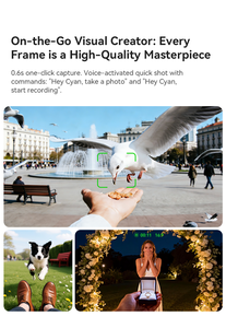 Lunettes intelligentes AI X01Ultra, nouvelle génération, caméra 8MP, traduction AI en temps réel, enregistrement vidéo 1200P, lecture <span class=keywords><strong>de</strong></span> musique, étui <span class=keywords><strong>de</strong></span> charge 3600mAh - Product Image 3