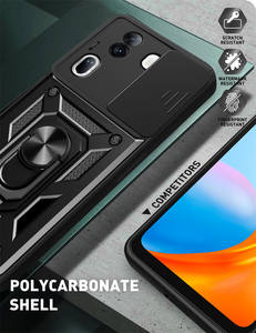 Para Oppo Reno 11 10 8 F17 F21 F17 Pro / Reno 8T 7 6 / A93 <span class=keywords><strong>A94</strong></span> funda deslizante protección de lente de cámara pata de cabra funda trasera de armadura de teléfono - Product Image 3