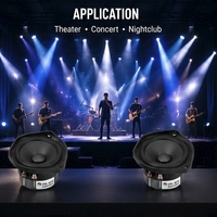 Haut-parleur triangulaire large bande LS 4,5 pouces ZHL-4014 4 Ohm 50W 100W de crête, woofer audio professionnel pour colonne et plafond