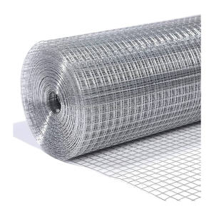 Vente chaude 1x1 2x2 rouleau de treillis métallique soudé vert PVC enduit clôture maille animaux Cages utiliser pour l'élevage de volailles de ferme - Product Image 2